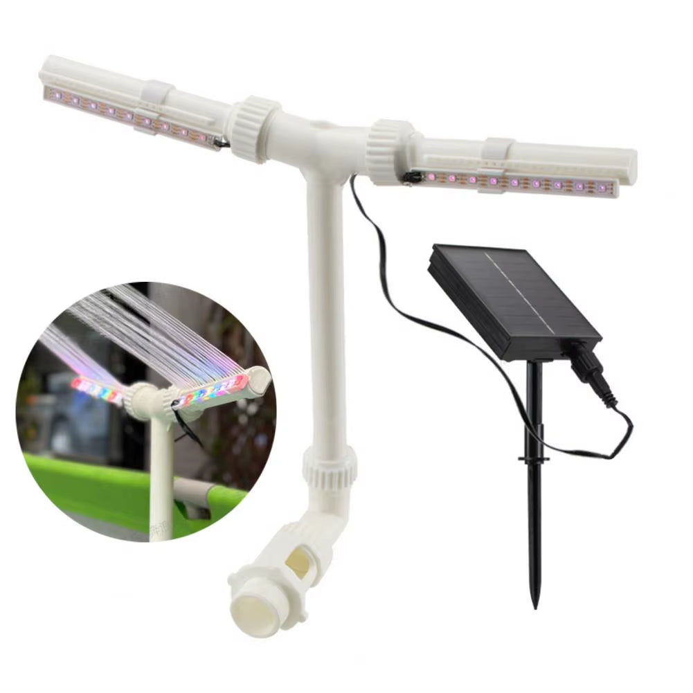 Dual Spray Adjustable Pool Fountain with Remote Control for Inground and Above Ground Pools