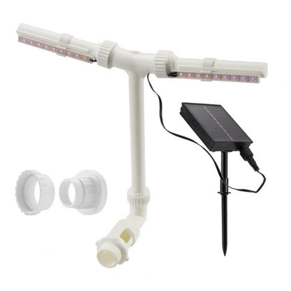 Dual Spray Adjustable Pool Fountain with Remote Control for Inground and Above Ground Pools