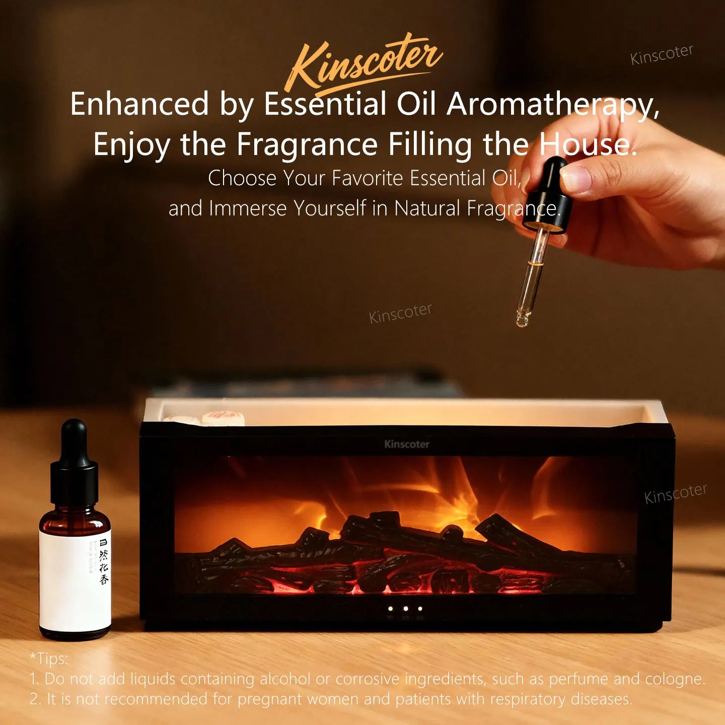 Transform Your Space with the Creative Aroma Diffuser - Simulated Flame Essential Oil Humidifier Perfect for Home and Office, a Thoughtful Holiday Gift!