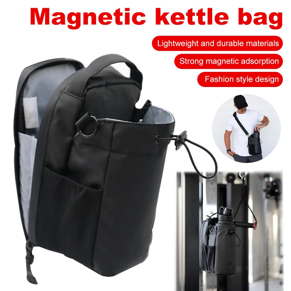 Elevate Your Workout with the Stylish Large Capacity Magnetic Gym Bag - Perfect for Hydration and Organization!